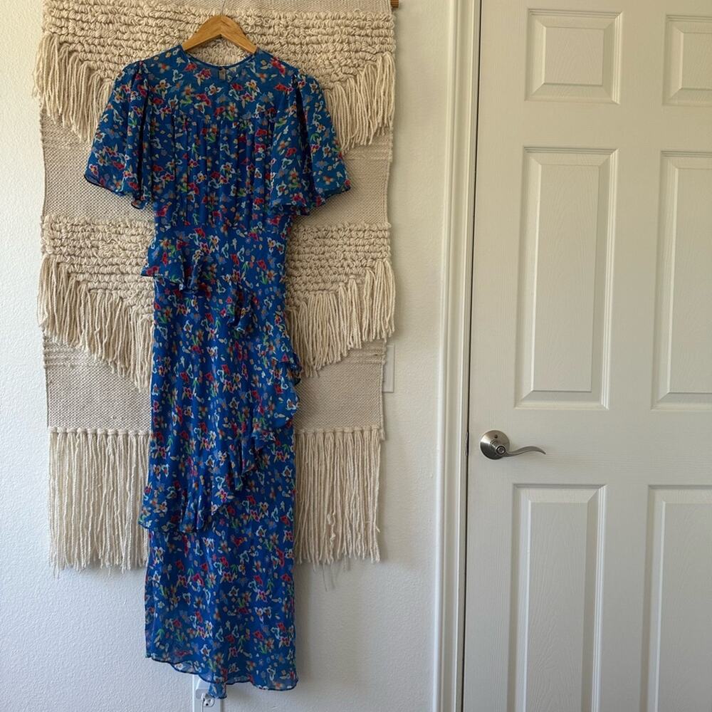 Saloni Vida Ruffled Dress